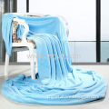 Coral Velvet Fleece Blanket Blue Color Blanket 